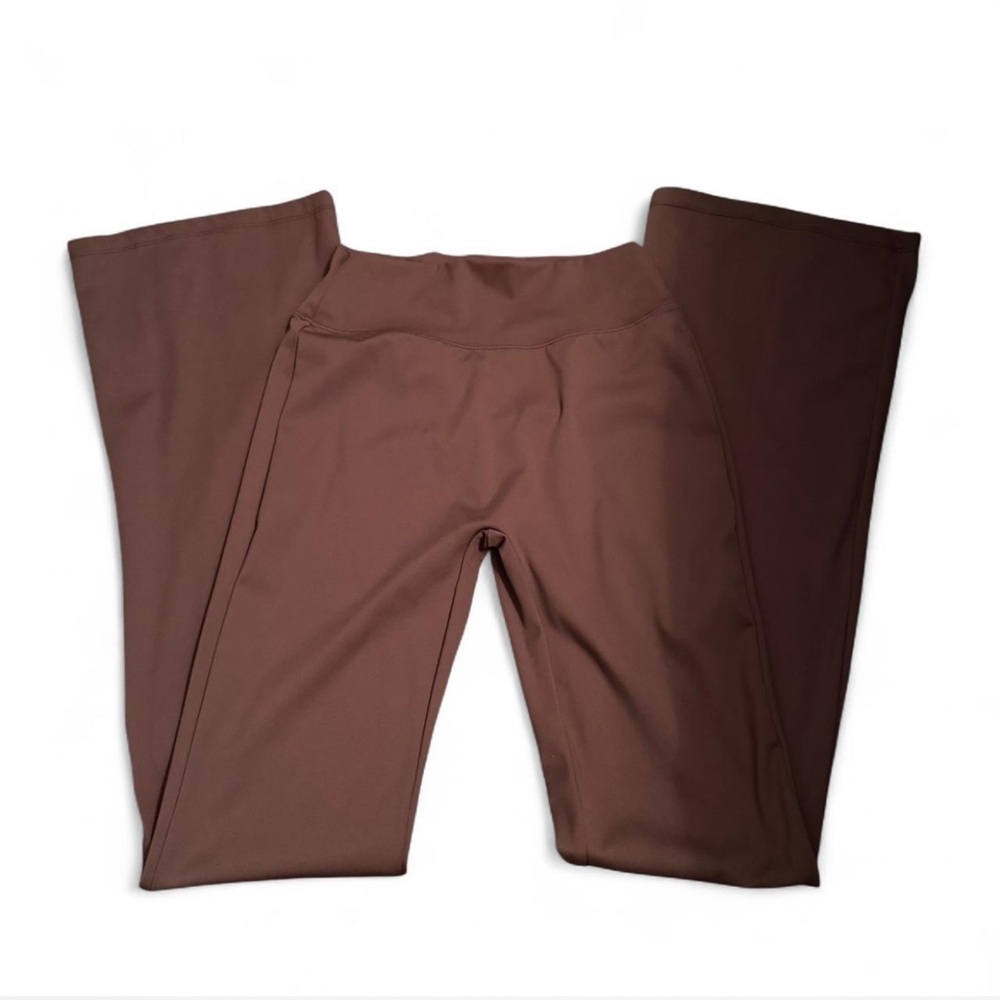 Brown Flared Leggings